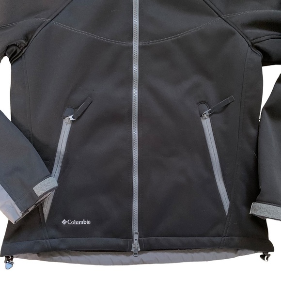 Columbia Titanium Interchange Fleece Lined Women’s Jacket Size Medium In Black - Picture 4 of 12